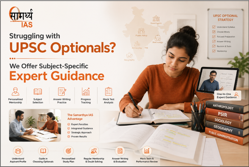 UPSC optionals subject-specific expert guidance at Samarthya IAS