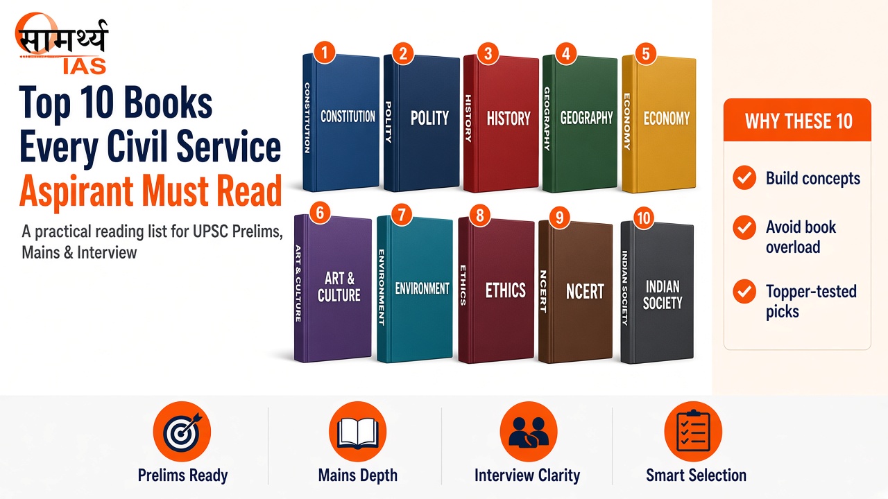 Essential UPSC books every civil service aspirant should read